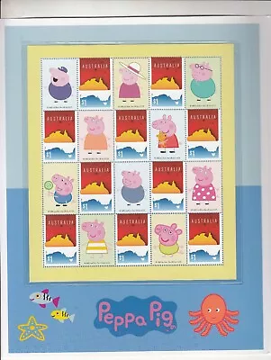 2016 Peppa Pig Happy Holiday Set X 2 M/sheets Special Post Office Pack. MUH. • $19.95