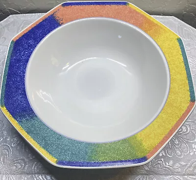 MIKASA GALLERY  DV016 COLOR ECLIPSE 10 3/8”  Round Vegetable Bowl • $25