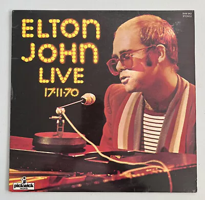 £19.79 • Buy ELTON JOHN Elton John Live 17.11.70 LP 33rpm 12  UK 1977 EX/EX