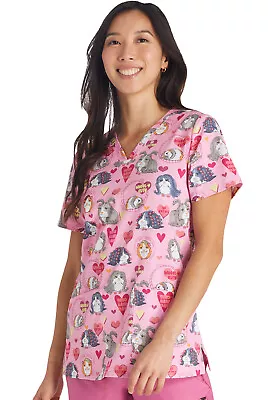 Good Hair Day Cherokee Scrubs V Neck Top CK671 GHDY • $20.99