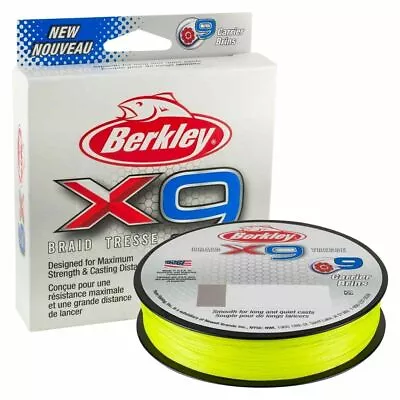 Brand New - Berkley X9 Flame Green 150m Braid Fishing Line Berkley X-9 9 Carrier • $30.05