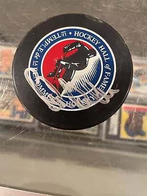 Bobby Orr Hockey Hall Of Fame Molson Signed Hockey Puck Jsa Authentic • $300