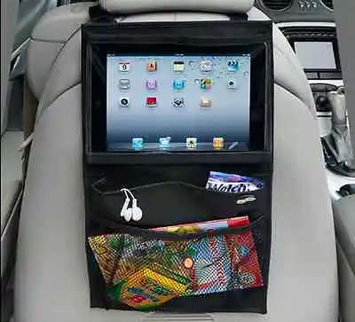 $11.99 • Buy Car Back Seat Organiser Travel Tablet Storage Bag IPad Pro 11  Air 4 Mini Holder