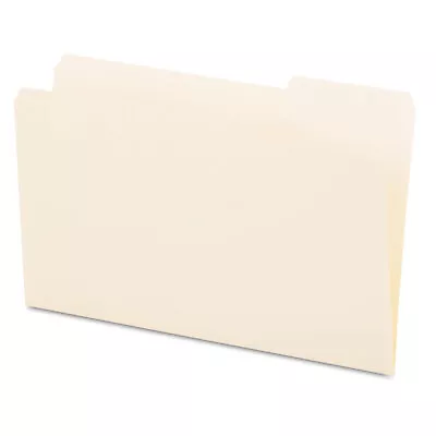 UNIVERSAL File Folders 1/3 Cut One-Ply Top Tab Third Position Legal Manila • $16.63