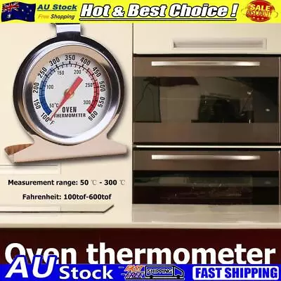 Stainless Steel Dial Oven Kitchen Thermometer Food Meat Cooking Termometer • $8.44