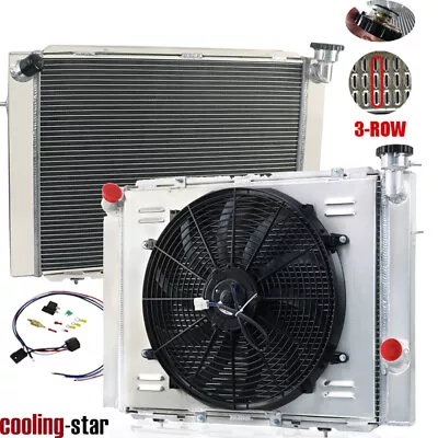 3-row Radiator+shroud Fan+relay For Holden Commodore Vb Vc Vh Vk V6 1979-1985 Mt • $269.24