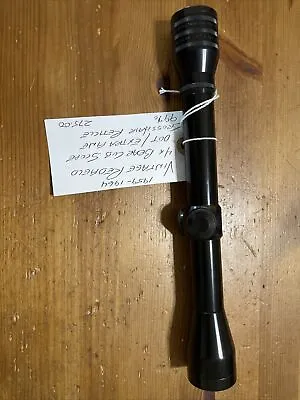 Vintage REDFIELD Bear Cub Rifle Scope Extra Fine Crosshair Recticle • $189.99