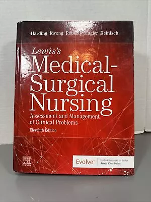 Lewis's Medical-Surgical Nursing: - Hardcover By Harding PhD RN - Very Good • $15.99