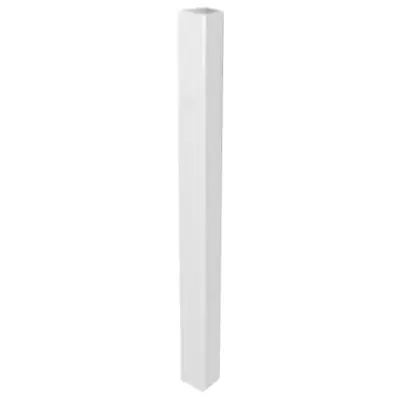 White Vinyl Fence Post Jacket Lightweight Stair Railing Transition 4 X 4 X 39 In • $16.85