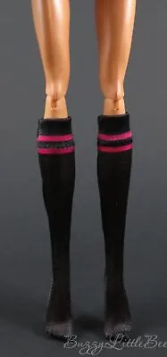 Black Knee High Socks Fits G1 G2 G3 Monster High Dolls • $9.74