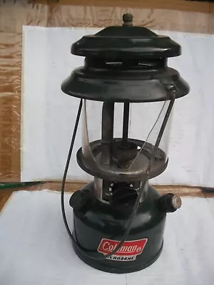 Coleman Deluxe Single Mantle Kerosene Lantern Lamp 214A700 Glass Broken.  1991 • $75