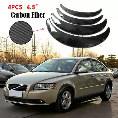 Carbon 4pcs Fender Flares Extra Wide Wheel Arches For Volvo S40 S60 S70 S80 S90 • $68.98