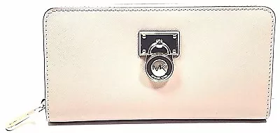 Michael Kors Women's Hamilton Traveler Large Zip Around Clutch Wallet  Oyster  • $169