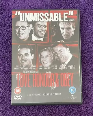 Love Honour And Obey DVD Comedy (2008) Jude Law FREE UK P&P • £3.95