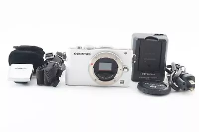 OLYMPUS PEN Lite E-PL3 12.3MP Camera White Body W/Flash [Exc+++] Japan #393 • $240.01