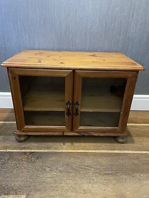 £30 • Buy Decorative Solid Pine Glass Tv Cabinet 
