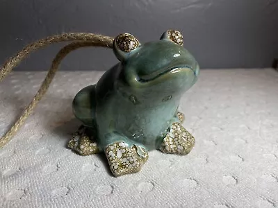 Cute Ceramic Frog Wind Chime - Wind Bell • $25