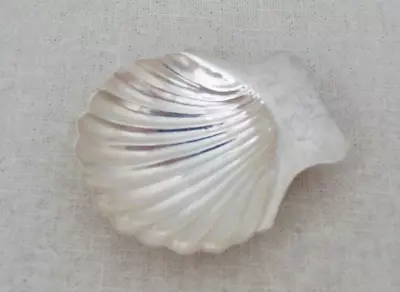 Vintage Sterling Silver  - Signed MACIEL Scallop Shell Footed Dish - 925 Mexico • $27.99