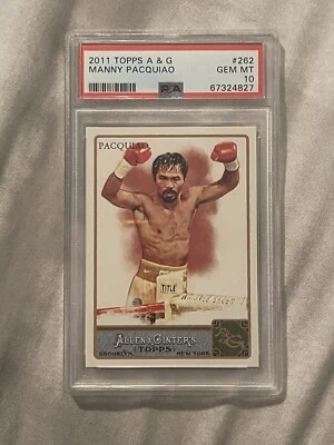 $201.17 • Buy 2011 Topps Allen & Ginter Boxing #262 Manny Pacquiao PSA 10 GEM MINT