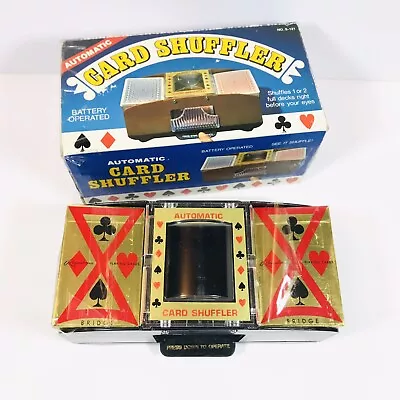 Automatic Poker Card Shuffler Machine  - New Open Box - Vintage  • $23.95