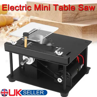 £49.90 • Buy Electric Mini Table Saw Handmade Woodworking Polish Cutting Tool Bench Machine