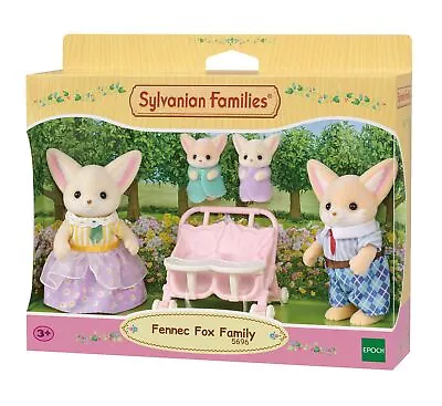 £22.99 • Buy 5696 Sylvanian Families Fennec Fox Family Figure Play Set With Pushchair Age 3+