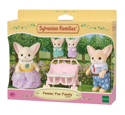 £22.99 • Buy 5696 Sylvanian Families Fennec Fox Family Figure Play Set With Pushchair Age 3+