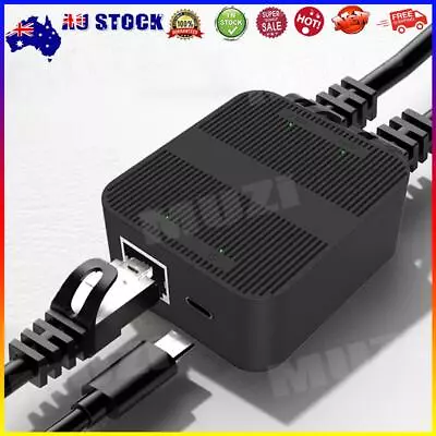 1 To 2 Network Cable Splitter Internet Network Cable Extender 2-Port RJ45 For PC • $14.30