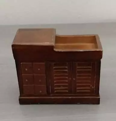 Vintage Wooden Dollhouse Dry Sink Cabinet • $15