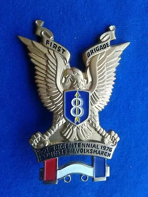 First Brigade 1776 - 1976 Bicentennial 5TH Intern. Volksmarch German Medal   • $26.97