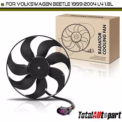 1x Engine Cooling Fan W/o Shroud Assembly For Volkswagen Beetle 1999-2004 1.8L • $60.99