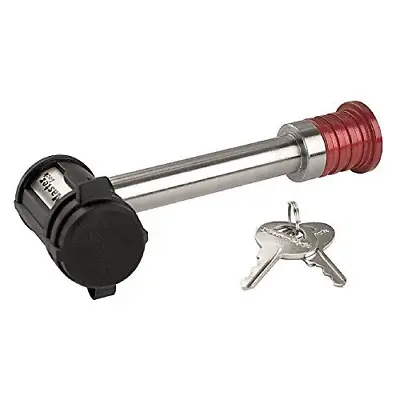 Master Lock Receiver Lock Stainless Steel Barbell™ 3.5  Silver And Red  • $38.76