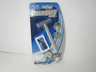  Lord FRESH Premium Safety Razor Merkur Style Head Model L125 Plus 5 Blades • $10.79