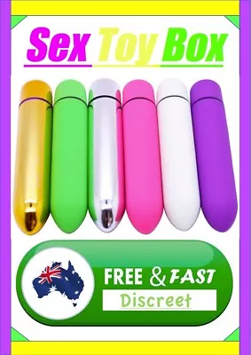 Sex Bullet Vibrator Vibe Vibrating Mini Clitoral Dildo Toy Free Batt G Spot Aus • $8.95