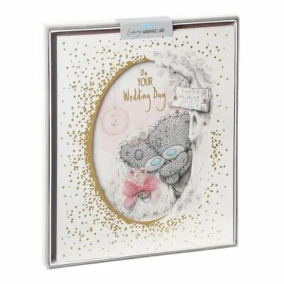Me To You Tatty Teddy Luxury Wedding Boxed Card Gift Keepsake Bride Groom • £9.89