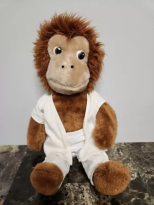 Vintage Plush Monkey Chimp Orangutan Ape Stuffed Animal Brown Sewn In Korea • $28