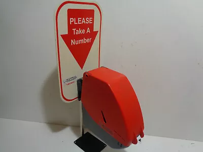 Clean Take A Number Ticket Dispenser With Counter Stand FREE SHIP • $63.40