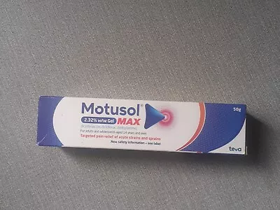 £9.99 • Buy Motusol Max Gel - 50g
