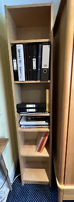 Ikea Birch Finish Billy Bookcase  202cm  Tall X 40 Wide X 28cm Deep. Six Shelves • £15