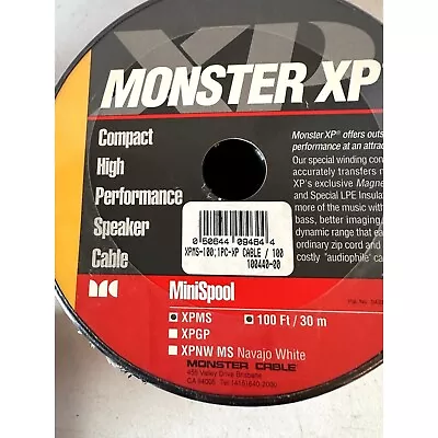 Monster Xp Minispool Xpms 100 Ft New (1 Full Roll & 1 Roll Minus 1/2 Lb. Wire) • $39.95