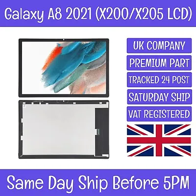 Samsung Galaxy Tab A8 10.5 2021 X200 X205 Black LCD Display Screen Digitizer • £40.99