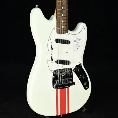 Fender 2023 Collection MIJ Traditional 60s Mustang Olympic White Red Stripe New • $1899.29