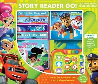 Nickelodeon: Story Reader Go! Electronic Reader And 8-Book Library (Mixed Media • $41.40