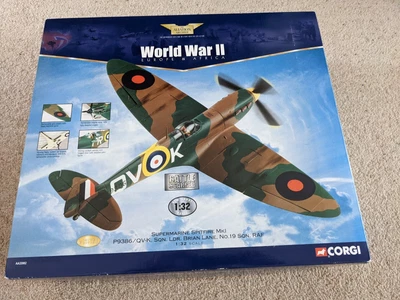 £150 • Buy Corgi Aviation Archive Diecast 1/32 Supermarine Spitfire Brian Lane 19 Squadron 