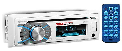 $49.95 • Buy Boss Audio MR508UABW Marine Boat Bluetooth CD Receiver Stereo FM/MP3/USB - White