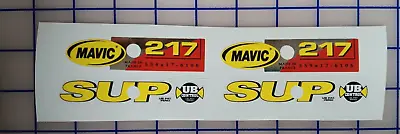 Sticker Decal Set Fits Mavic 217 SUP UB CONTROL 26er Mountain Wheel Rims • $15