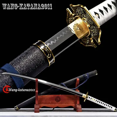 Devil May Cry Virgil Clay Tempered T10 Katana Japanese Samurai Sharp Anime Sword • $155