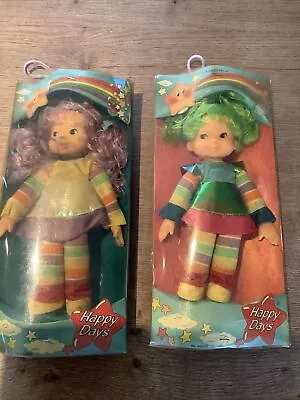2 X Vintage Rainbow Brite Lookalike Doll ‘Happy Days’ Sealed Packaging • £20