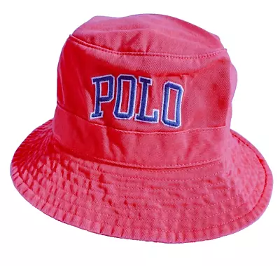 Nwt Mens Polo Ralph Lauren  Bucket Hat~red~lrg / Xl • $10.50