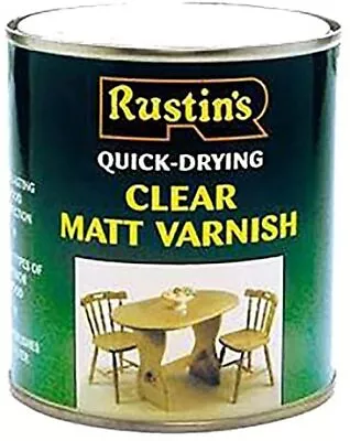 £9.50 • Buy NEW AVMC250 Vernis S Chage Rapide Clair Matt 250ml Rustin S Quick Dry UK Seller
